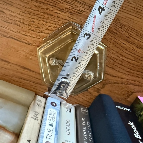 VTG Brass Octagon Cricket Box Handle & Hinged Lid For Trinket Incense Potpourri - Picture 8 of 9